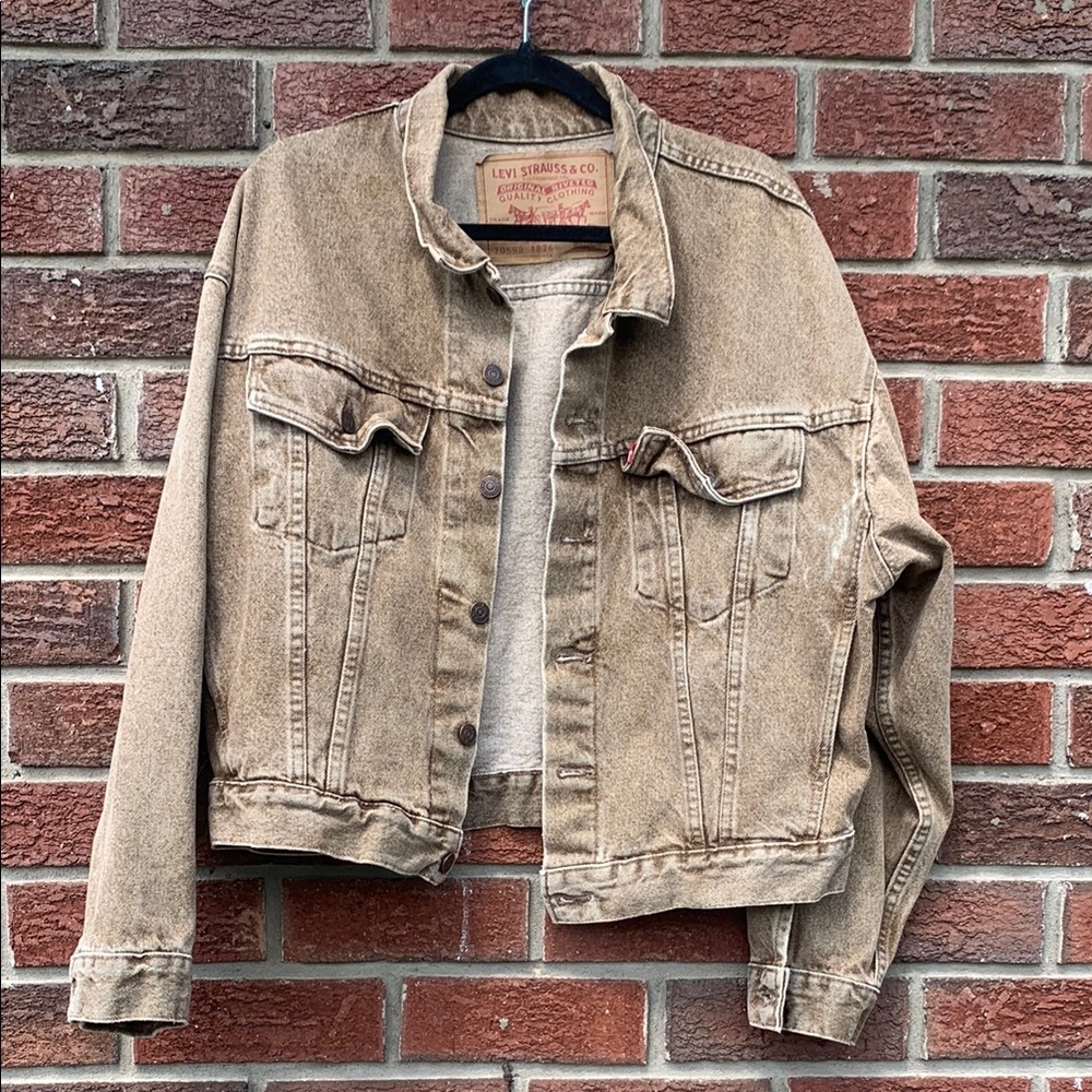 Levi's Tan Denim Jacket